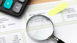 Capfin loan statement with highlighted errors