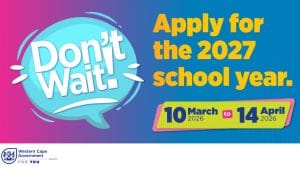 Western Cape Learner Admissions for 2027